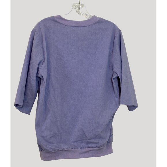 Blair Women’s Pull On Two Piece Polyester Cotton Top and Pants Size 12/14 - Picture 3 of 8